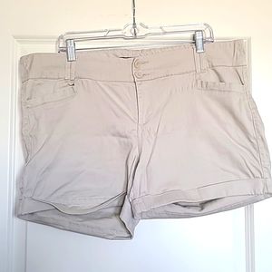 Torrid Light Khaki Shorts